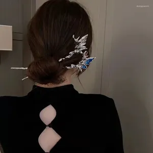 Clip per capelli in stile cinese antico farfalla irregolare farpin per donne a spirale di moda con la moda accessori minimalisti