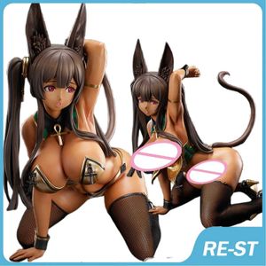Экшн -игрушки фигуры 16см nsfw anubis casino ver sexy nude anime cat girl pvc action hentai figure collect