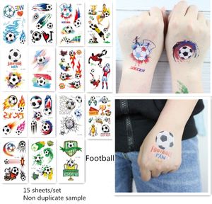 15Pcs/Set Lovely Engineering Vehicle Water Transfer Waterproof Temporary Tattoo Stickers For Children Boy Girl Gift Fake Tattoos
