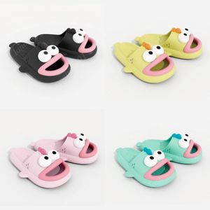 Hausschuppen Sommerschuhe Innensandalen süße kleine Bären Damen Slip Weiches Slip -Badezimmer -Deck -Familie Pantoffeln DH6