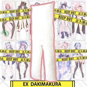 Kudde 150x50 anime dakimakura sexig kroppskudde kärna azur lane kram kudde för sex futon insats med hål anime sex leksaker genshin påverkan