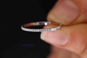 Koreansk mode lyxdesigner ringer för kvinnor män som bling diamant glänsande kristall nagel smal kinesisk finger svans ring smycken silver guld färger