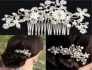 Bling Crystal Pearls Bridal Headpieces Hairs Check Crowns and Tiaras Headsding Gohemian свадебные аксессуары для женщин жемчужины невеста H6435483