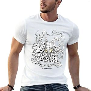 Herrpolos Octopocalypse T-shirt toppar grafik monterade t-skjortor för män
