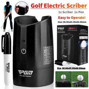 AIDS Golf Electric Scriber Zestaw znajduje się grawitacja Linia dystrybucji LED Ball Ball Ball Ball Marker narzędzie Wyrównanie akcesoria golfowe