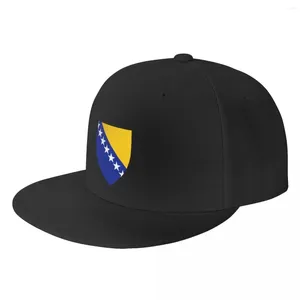 Capas de bola Bosnia personalizada Bósnia e Herzegovina Capinho de beisebol Snapback Homem Hip Hip Hop Ajusta Hapsa