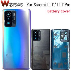 Xiaomi 11t Proバッテリーカバーバックガラスパネルリアドアケース6.67 