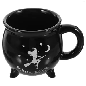 Mugs Witch Decor Cup Coffee Ceramic Drinking Cauldron Ceramics Serving