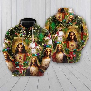 Herren Hoodies Sweatshirts Christian Jesus 3D Print Hoodies für Männer Kleider Ostern Geschenke Tracksuit Fashion Boy Pullovers überkreuzen grafische Sweatshirts Y2K Top 240424