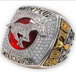 CFL 2008 1998 2001 2018 Calgary Stampeder S Grey Cup Team S Ring Wooden Box 축구 기념품 남자 팬 선물 207603913