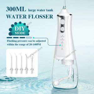 Irigators Taşınabilir Su Flosser Dental Floss Oral Irigator Diş temizleme Dişleri için Yeni DIY Modu Diş Hekimliği Seçin