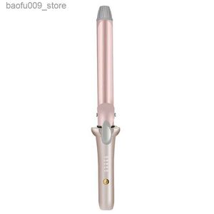 Curling Irons Curly iron rod infrared negative ion hair conditioner curler tourmaline ceramic curling tool 32Mm EU plug Q240425
