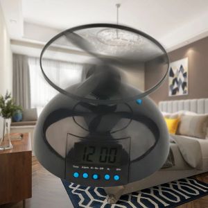 Relógios 1pc Toy criativo Backlight Alarm Clock Flying Lazy Helicopter