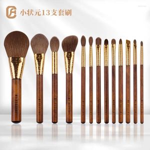 Makeup Brushes Xiao Zhuangyuan 13 Complete Set Of Animal Hair Fiber Brush One Cangzhou Wholesa