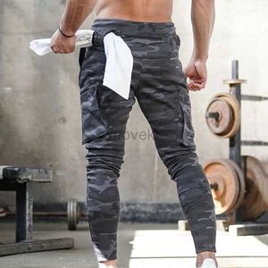 سراويل الرجال الرجال sweatpant سراويل متعددة الجيب السراويل في الكاحل السوستة للرجال الركض غير الرسمي الخريف رجال أسنانات السراويل D240425