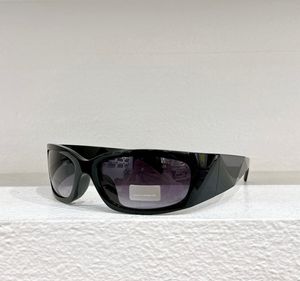 シールドラップサングラスブラック/灰色の影付き女性男性夏のシェードスンニールネッツデソレイユUV400アイウェア