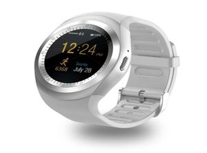 Bluetooth Y1スマートウォッチReloj relogio androidスマートブレスレット電話Sim tfカメラ同期Sony HTC Huawei Xiaomi HTC Android5264024