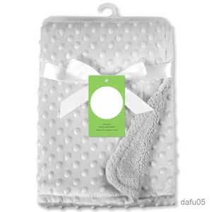 Cobertores panos recém -nascidos bebês cobertores de lã térmico de carrinho de bebê térmico capa de capa do filho