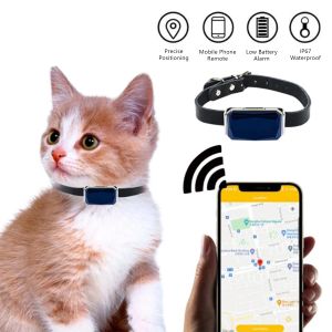 Accessori G12 Mini GPS GSM WiFi LBS Tracker IP67 Waterproof Antilost Antilost Tracker Tracker Posizione Collar per gatto per cani da compagnia