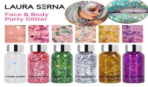 Face glitter gel leggero glitter glitter liquido ombretto festival del corpo luccicante di bellezza cosmetica set per guance 2833873