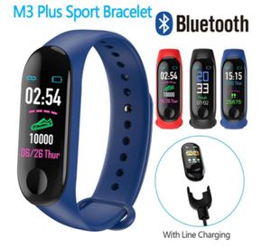 M3 Plus Smart Bracciale Frequenza cardiaca Health Health Waterproof Smart Watch M3 Pro Bluetooth Watch Worsband Fitness Tracker2869674