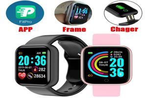 Smart Watch Men D20 Music Bluetooth Sport Fitness Tracker Smart Armband Blutdruck Herzfrequenz -Monitor Y68 SmartWatch8311927