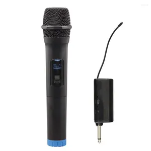 Mikrofonlar Taşınabilir VHF Kablosuz Mikrofon Karaoke Şarkı Söylemek İçin