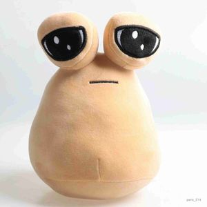 Animali di peluche di peluche imbottiti 22 cm My pet alien pou peluche giocattolo furdburb emotion alien plushlie pou bambolo bambolo per bambini favoriscono regali di compleanno di peluche caldi