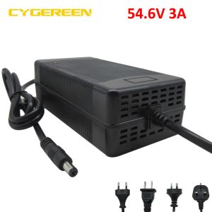 Şarj Cihazları 48V Lityum İyon Ebike Pil Şarj Cihazı 54.6V 3A 13s 48 V Fan DC XLR GX16 Konektörlü