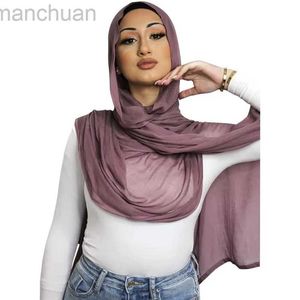 Hijabs Viscose Hijab for Women Muslim Rayon Hijab Fashion Hijab Scarf Head Scarf Non-Slip Voile Femme Musulmane D240425