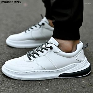 Sapatos casuais brancos para homem de couro tênis 2024 moda online zapatillas hombre tenis masculino