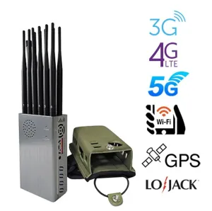 Aksesuarlar N12 Anti Casus Hata Dedektörü 12 Antenler Taşınabilir CDMA GSM DCS 2G 3G 4G 5G GPS L1GPSL2L5 Naylon Cover ile LoJack