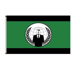 Anonymous Flag 150x90cm 3x5ft Printing Polyester Club Team Sports Indoor With 2 Brass Grommets3706522