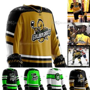 Jam Custom Savannah Ghost Pirates Hockey Jersey - Spersonalized Golden Ghosts Team Gear