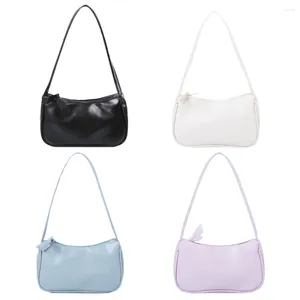 Bag Women Handbags Mini Solid Color PU Leather Female Travel Shoulder Underarm For Outdoor Shopping Traveling Ornaments