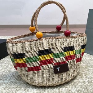 Bolsa de palha de palha Bogg Bolsa de luxo Raffias Bolsas de palha de alta qualidade Bolsa de praia Tootes de bolsas de compra de bolsas de compras Bolsas de ombro