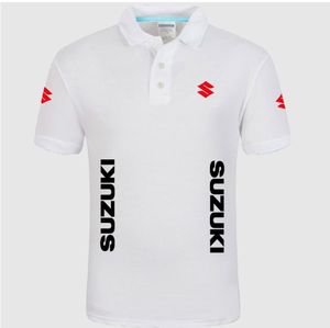 Summer High Quality Brand Suzuki Logo Polo Short Sleeve Shirt Fashion Casual Solid Polo Shirt Unisex Shirts8363457