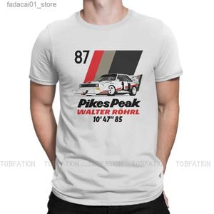 T-shirt maschile Gran Turismo Racing Game Magni da uomo Walter Rohrl Parker Peak 87 T-shirt estivo umoristico Nuovo design di alta qualità Nuovo design FITQ240425