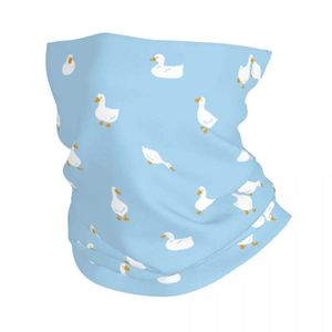 Modegesichtsmasken Hals Giterin Cartoon Duck Gans Gummi Duck Duschbandana Hals Gitter gedruckt Balaclavas Gesichtsschal Multiuse Cycling Fishing Ad Y240425myc5