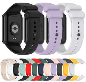 Silikonrem för Redmi Watch 4 Sport Smart Watch Armband för Xiaomi Mi Band 8 Pro Armbandstillbehör 8Pro Watch 4