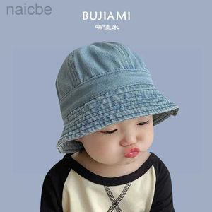 Caps Hats Newborn Children Infant Toddler Spring And Autumn Style Outdoor Cap Fisherman Hat For Baby Girl Boy Sun Protection Bucket d240425