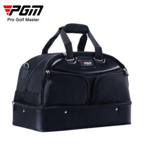 Taschen PGM Authentische Golf -Bekleidungs -Tasche Herren Doppelblack Allblack Clothing Bag Super Large Kapazität Highend Ball Bag YWB005