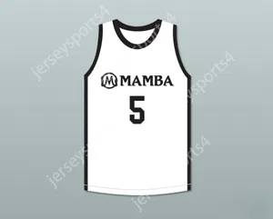 CUSTOM ANY Name Number Mens Youth/Kids ALYSSA ALTOBELLI 5 MAMBA BALLERS WHITE BASKETBALL JERSEY TOP Stitched S-6XL