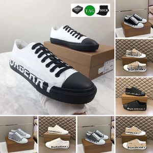 2024 Designer tênis vintage sapatos quadriculados Lattice Men Sapatos casuais Calfskin Comsiveled Leather Shoes Shoes Patched Nylon Trainers Plataforma tênis de plataforma