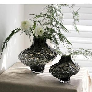 花瓶クリエイティブな不規則な形のガラス花瓶水耕植林の植木鉢装飾的な花アレンジメントデスク装飾モダンな装飾