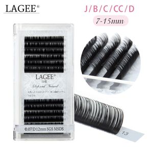 Lagee Individual Mink Eyelash Extensions Classic Lash Glossy Black Super Soft Light 12 Rows8520682