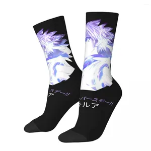 Skarpetki męskie hip hop retro klasyczny szalony kompresja unisex x Kliiuaz Cartoon Street Style Sock Crew