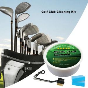 Klubbar Polering Golf Club Balm Scratch Remover Golf Groove Cleaning Set Groove Cleaner Kit Golf Polish Balm Cleaning Tool