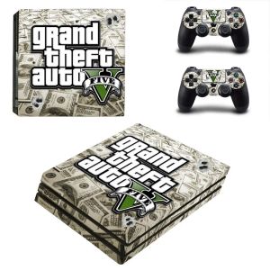 ステッカーグランドセフトオートGTA 5 PS4 Proステッカープレイステーション4 PlayStation 4 PS4 Pro Consoleコントローラースキン用のスキンステッカーデカール