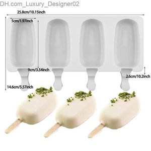 Ferramentas de sorvete de sorvete 4/8 buracos de silicone formando molde de picolé de molde Diy sobremesa caseira Máquina de cubo de frutas congeladas Q2404251